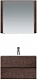 Am.Pm Зеркальный шкаф Sensation 80 L, с подсветкой, табачный дуб, текстурирован – картинка-12